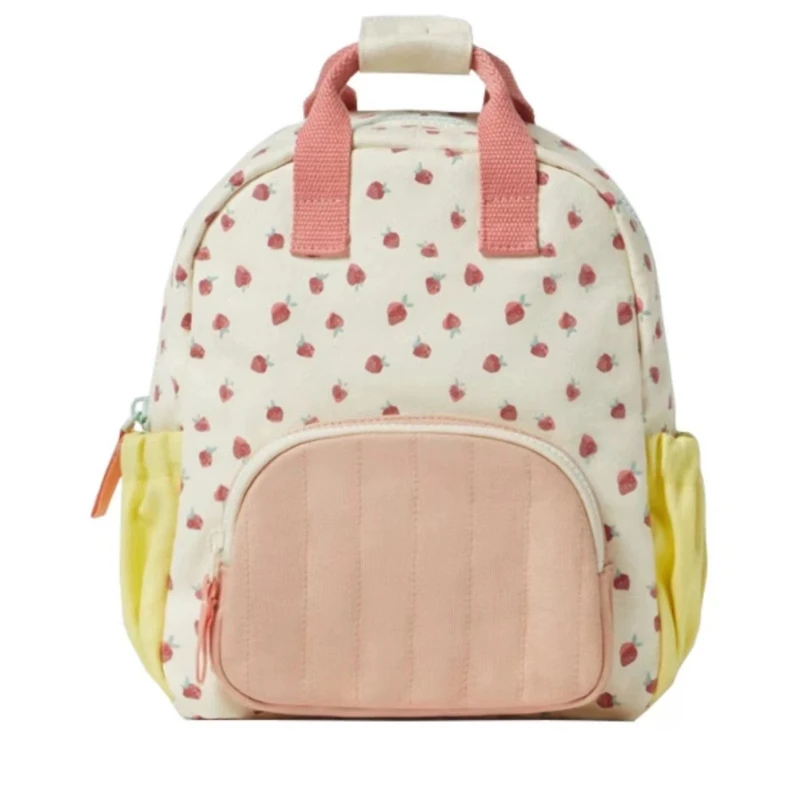 Mochila de lona dos desenhos animados para crianças, mochilas escolares fofas para mãe e filhos, mochilas infantis para meninas, Mochila Niña