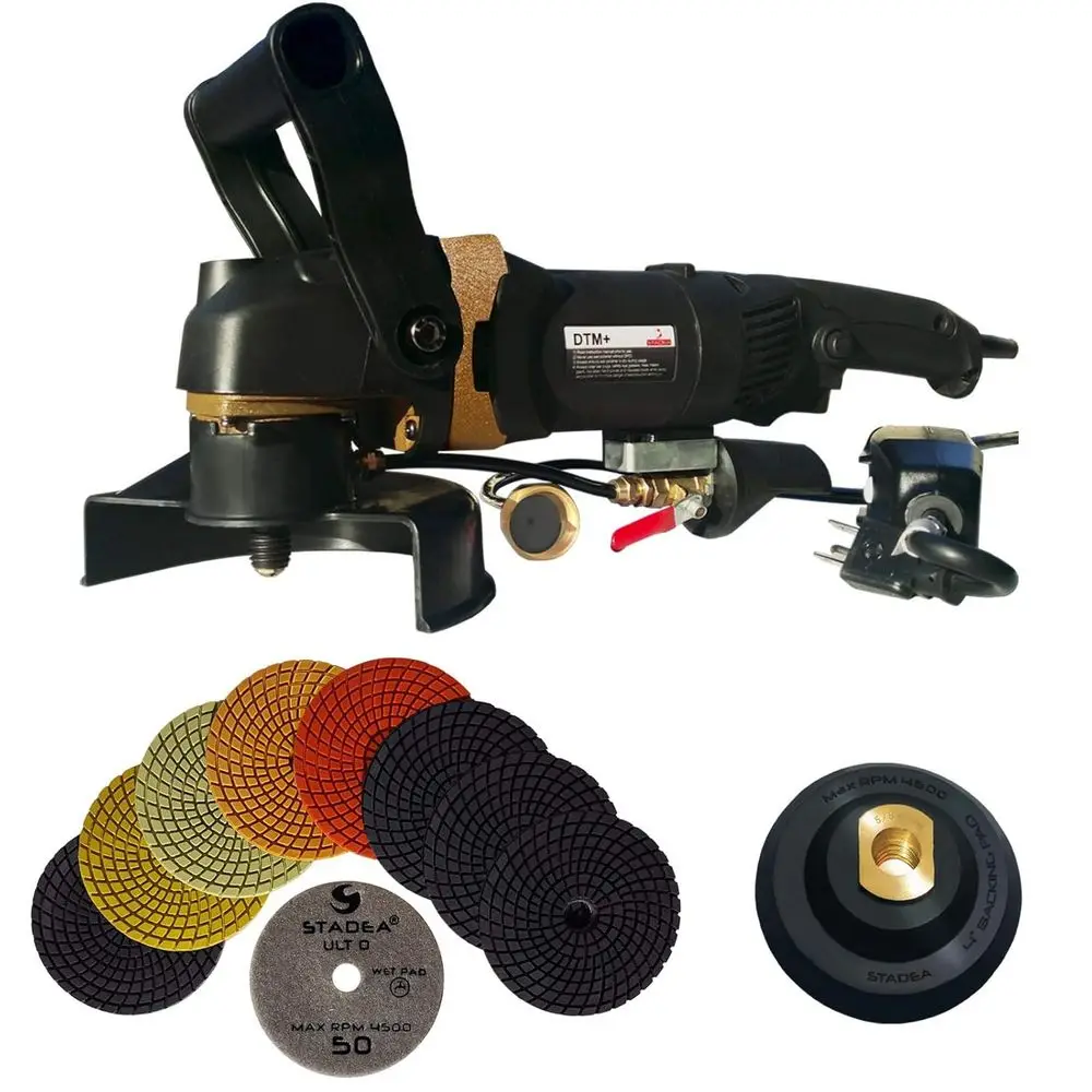 

5 Variable Wet Polisher for Granite with Diamond Polishing Pads Kit