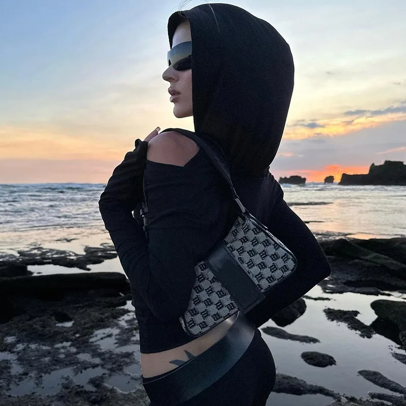 

Новая модная женская футболка с v-образным вырезом и длинными рукавами, весенне-осенний облегающий однотонный черный короткий топ с капюшоном 5509