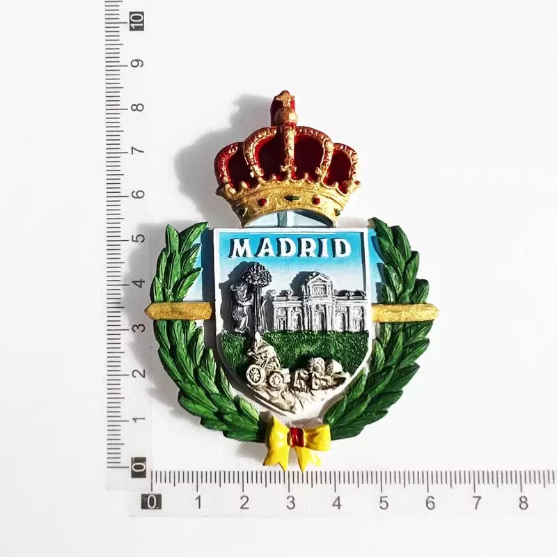 Madrid, spagna punto di riferimento lion chariot creative Crown frigorifero sticker turismo memorial decorazione magnete magnete