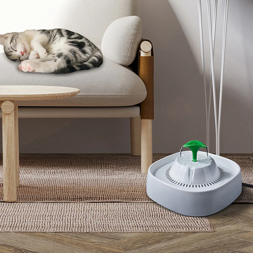

Dispenser Pet Drinking Fountain Cat Waterer Automatic Smart Refiller High Capacity Fresh Plastic