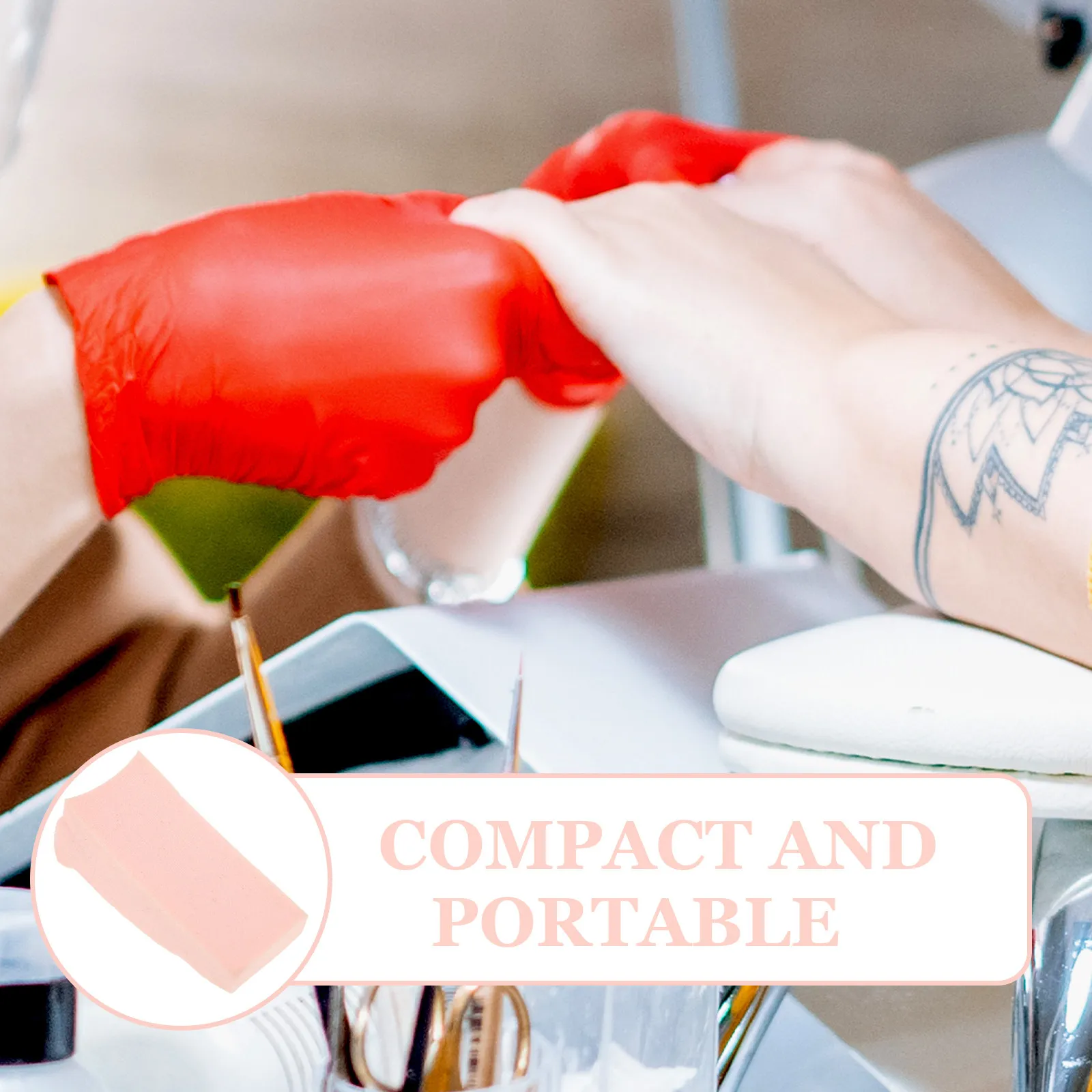 

8Pcs Gradient Nail Art Sponge Soft Elastic Manicure Sponge for DIY Nail Gradient Design Makeup Applicator Manicure