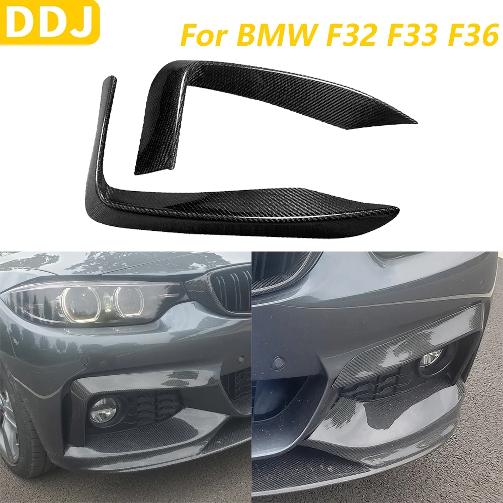 

Для BMW 4 серии F32 F33 F36 2014-2020 задний передний бампер из углеродного волокна, сплиттер, спойлер Canard, крышка воздушного ножа, автомобильные аксессуары