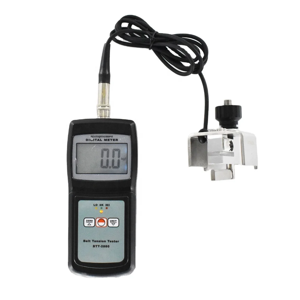 Digital Belt Tension Tester BTT-2880 Portable Tension Meter Measurement Range 0~750N (Newtons)