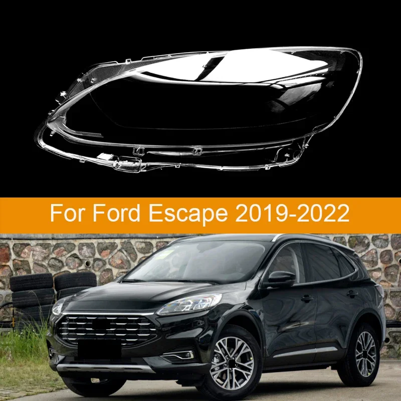 

Для Ford Escape 2019 2020 2021 2022, корпус фары, крышка лампы, прозрачный абажур, стеклянная линза