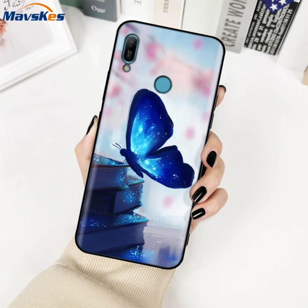 Voor Huawei Y6 2019 Case Zachte Siliconen Bumper Tpu Cover Case Voor Huawei Y6 2019 Y 6 Y6 2019 MRD-LX1 Leuke Telefoon Gevallen Coque