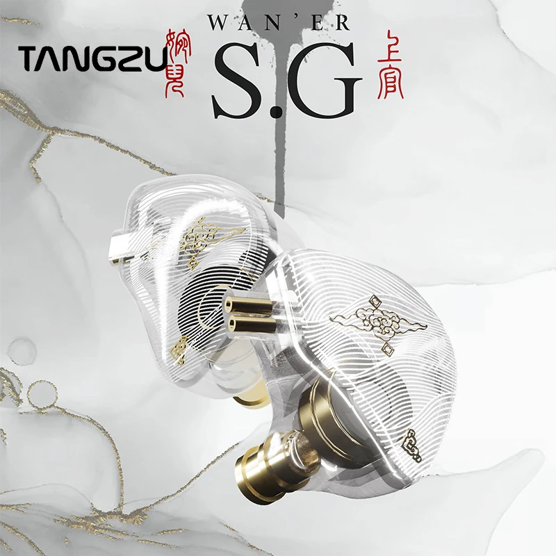 TANGZU WANER SG HIFI เพลงหูฟังหูฟัง IEM หูฟัง0.78มม.ที่ถอดออกได้หูฟังถอดสายได้
