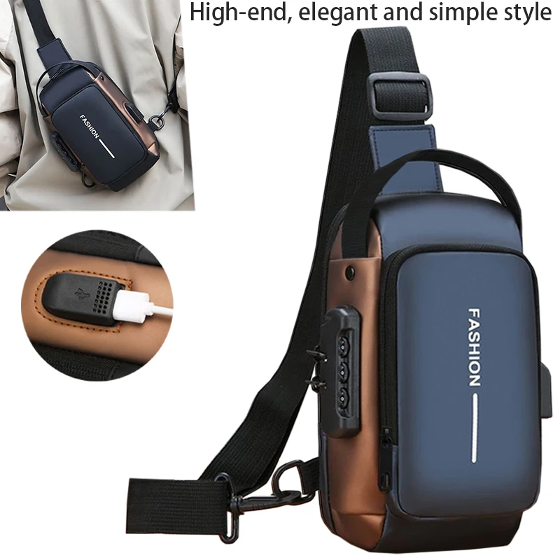 

Handy Compact Fashion Sling Bag Multi-Color Design Adjustable-Strap Lightweight for Commuting Outdoor Trips Functional Bag