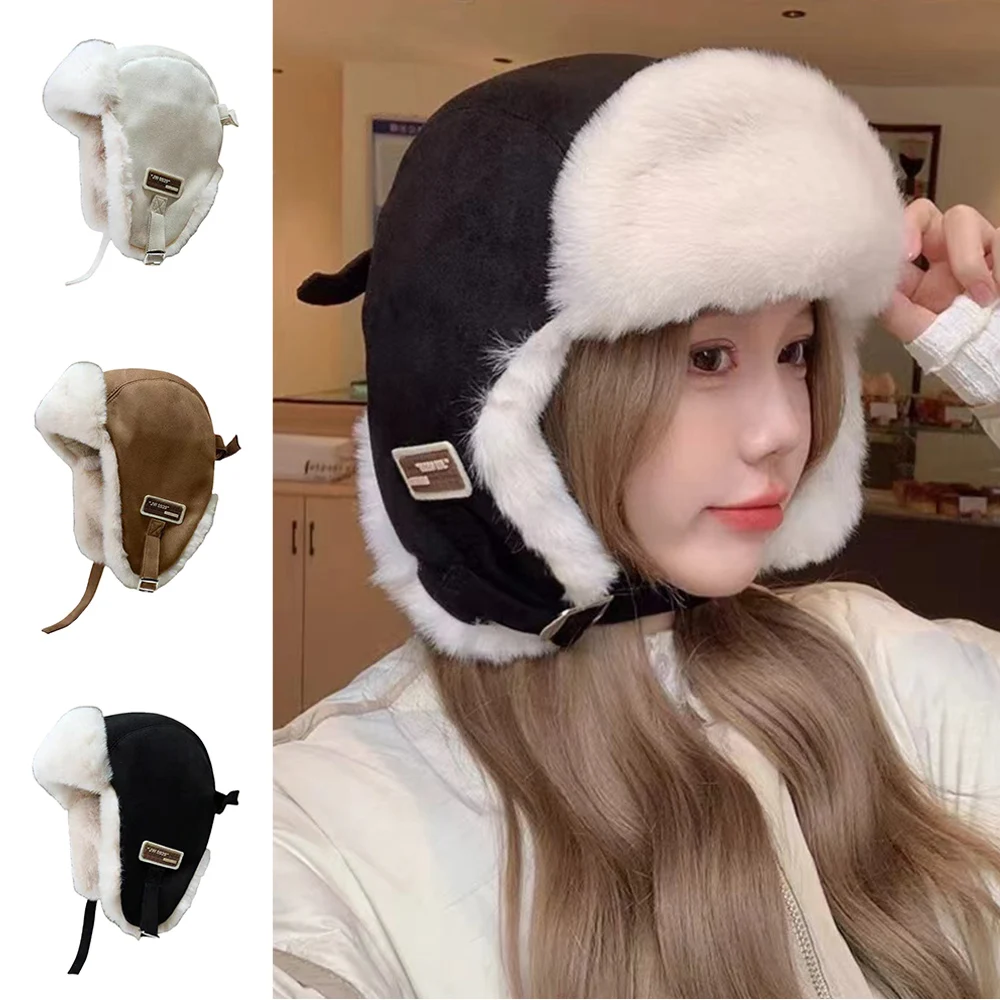 Autunno e inverno uomo e donna Outdoor Warm Lei Feng Cap Riding Ear Protection Cap Pullover a prova di freddo cappello addensato