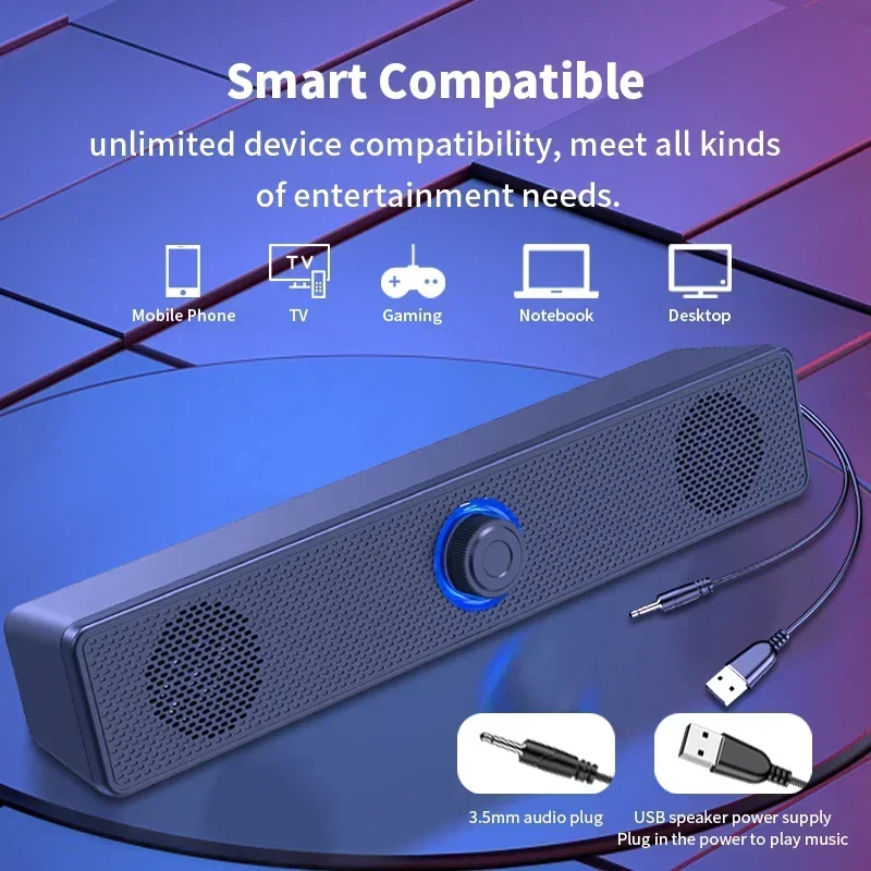 Computer Desktop High-quality 4D Surround Speaker Bluetooth Wired Dual-purpose High-volume Microphone Two-in-one Speaker