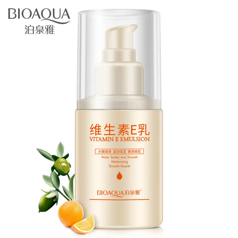 BIOAQUA Vitamin E Body Lotion Vitamin E Emulsion Milk Moisturizing Gentle Nourishing Body Milk Tender and Smooth Skin Lotion