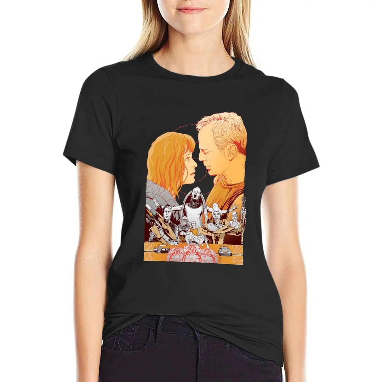 

Big BadaBOOM T-Shirt summer top sweat lady clothes blanks cotton t shirts Women