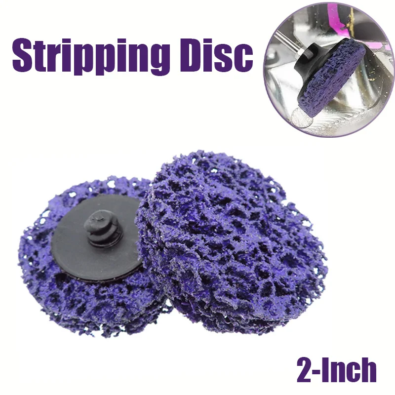 10/21Pcs 2 Inch Strip Discs Stripping Wheel Polishing Wheel with holder Grinding Disc Stripping Wheel For Clean And Remove Paint