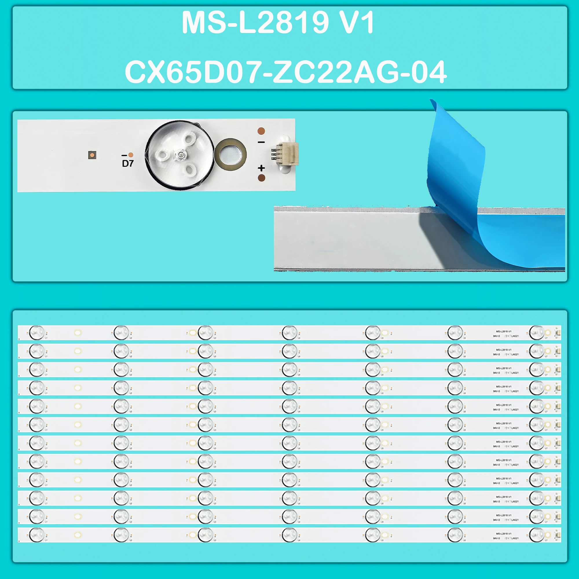 

Светодиодная лента подсветки для 65SUA2505 65SUA2525 65SUA3505 AX65LEDE88/0227CELED650219B6 RTV6566USM 65SMX6566USM