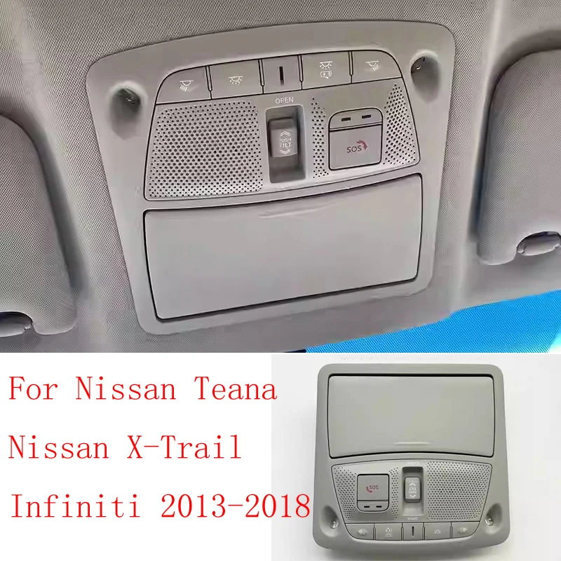 اكسسوارات السيارات الجبهة القراءة مفتاح الإضاءة لنيسان X-Trail Teana إنفينيتي 2013-2018 الداخلية سقف القراءة ضوء مصباح
