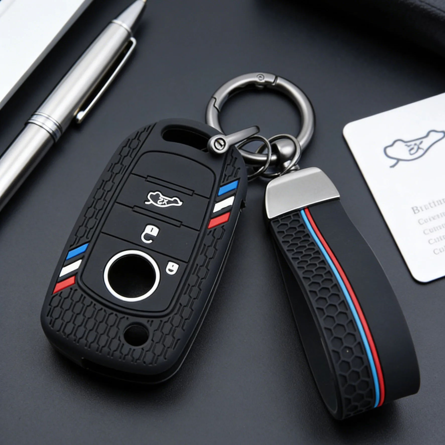 Car Silicone Flip Key Case Cover Protector Shell for FIAT Tipo Toro Nuovo Freedom 500X Doblo Argo Grazie Keyless Fob Accessories