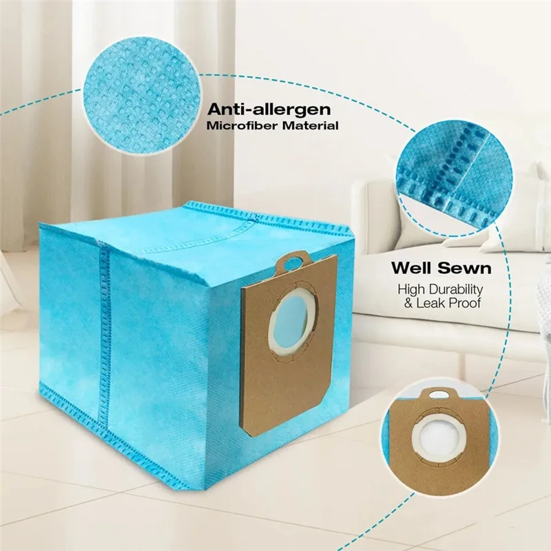 KEOL-pour Homerun série 3000 XU3100/01 XU3110/02 XU3000/01 XU3000/02 aspirateur sacs de remplacement ensemble Robot aspirateur Cl