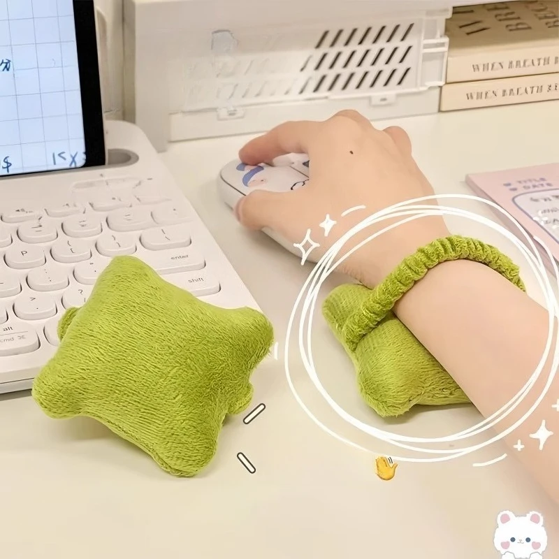 Creative Wrist Protection Mouse Pad Keyboard Typing Anti Wear Hand Support Office Wrist Protection Pad Pink Versatile Wholesale