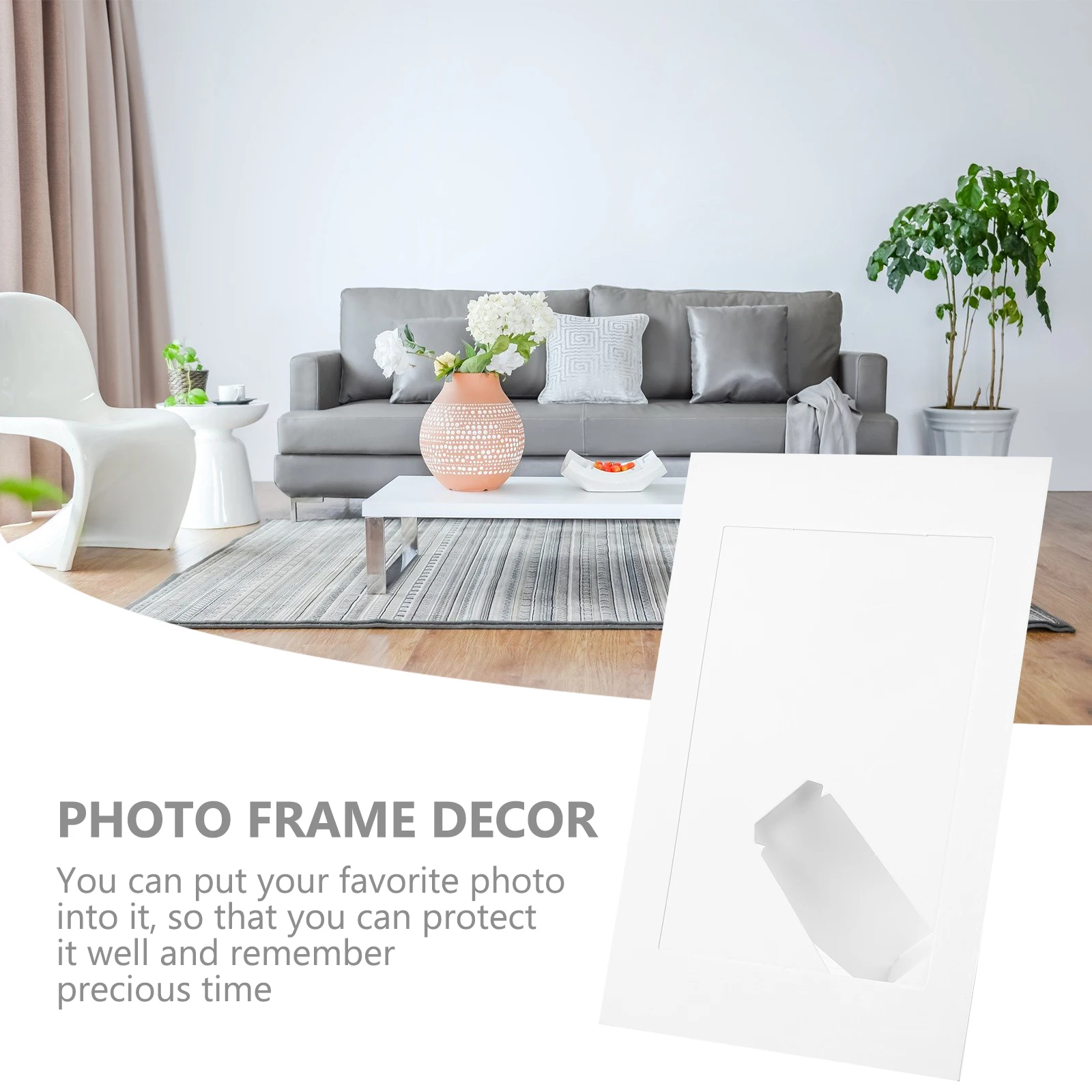 

10Pcs Kraft Paper Photo Frame Decorative Picture Frame for Bedroom Living Room Table Paper Frames Picture Frames