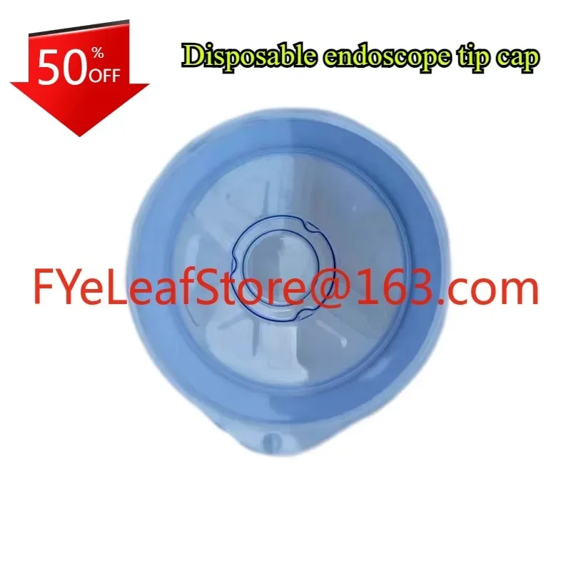 Disposable endoscope tip transparent cap for gastroscopy