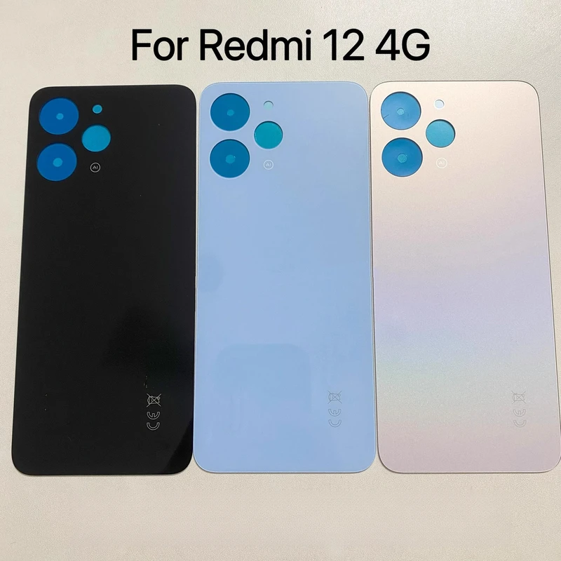 Best Replacement for Redmi  12 4G version ,Perfect Fit New Housing Back Cover Case