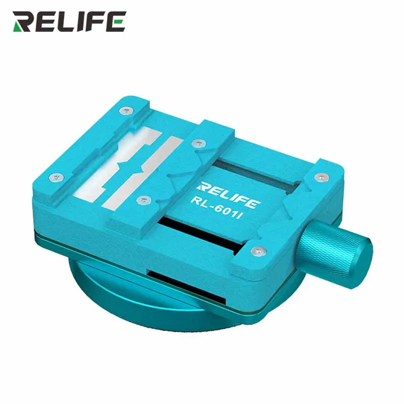 RELIFE RL-601I Mini Rotary Fixture Motherboard Chip Holder for Phone PCB IC Tin Planting Table Strong Base BGA Jig Platform