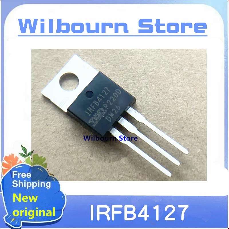 

100pcs/lot IRFB4127 IRFB4127PBF TO-220 200V 76A brand new original field-effect transistor