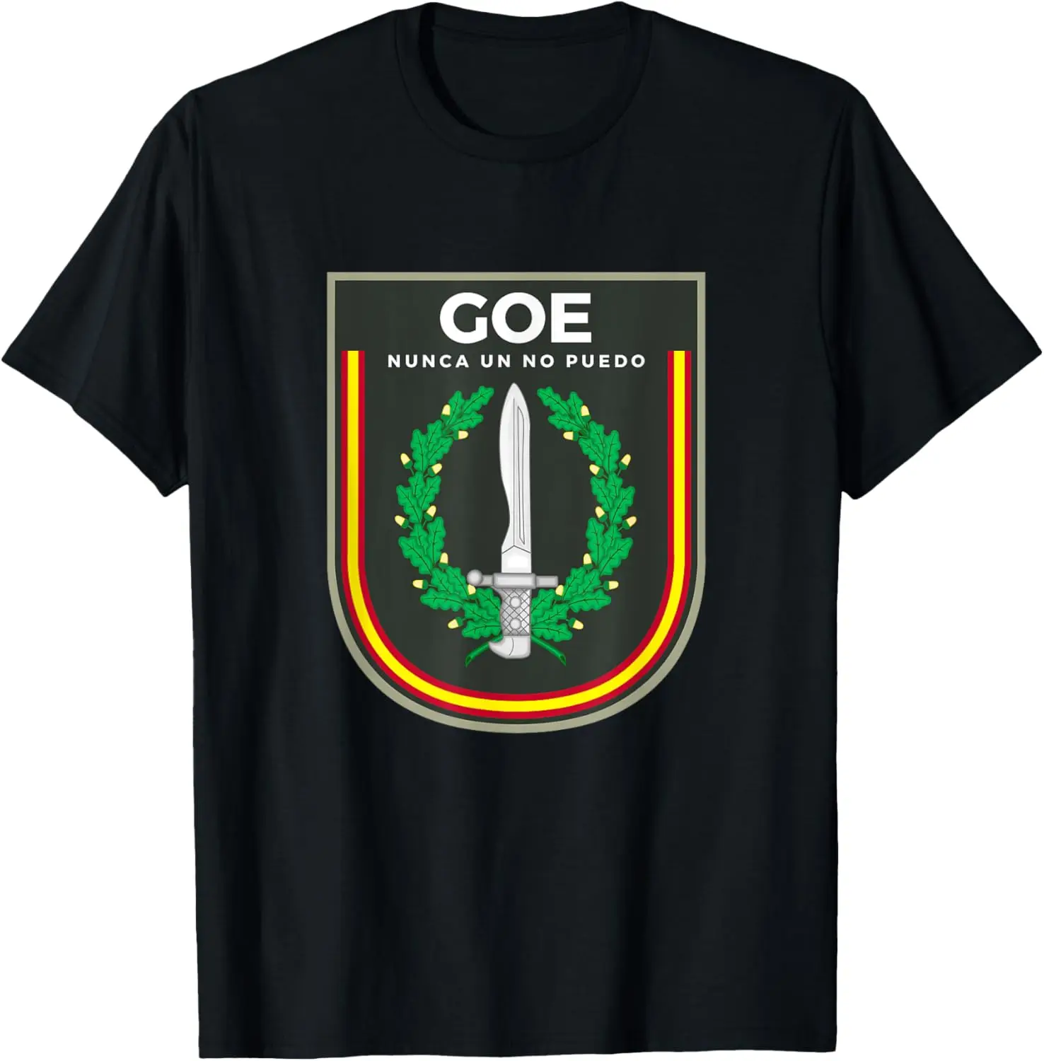 

Emblema GOE Fuerzas Especiales Ejcatoriito Español Футболка с короткими рукавами Повседневная рубашка из 100% хлопка