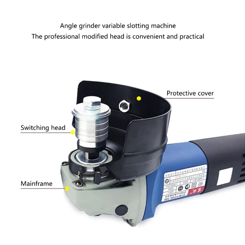 Amoladora angular M14, adaptador para máquina ranuradora, amoladora angular tipo 100/125, convertidor interfaz, envío