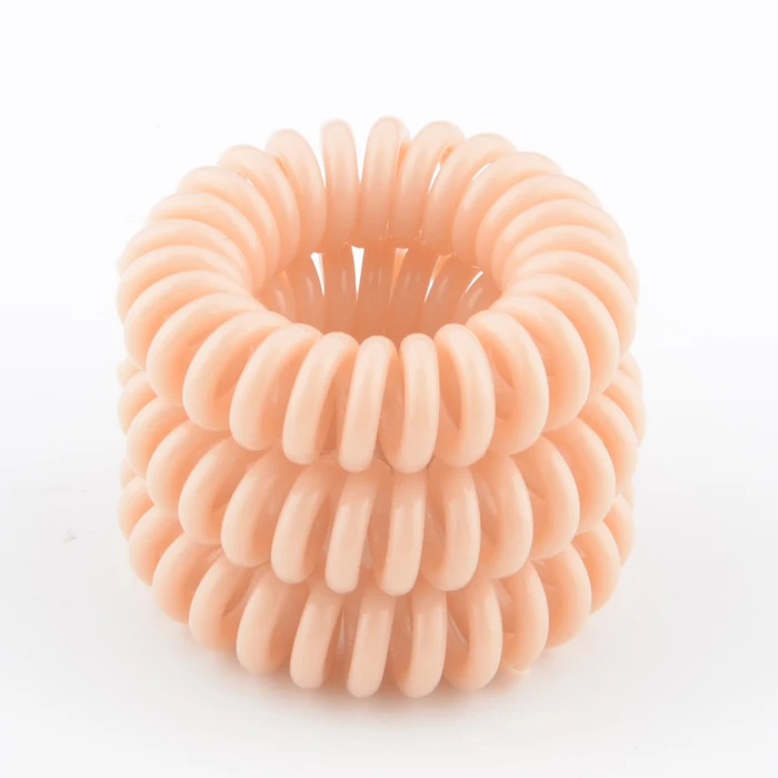 1box 3.5cm Cute Candy Color telephone line hair bands gum styling tools headwear drop shipping elastic