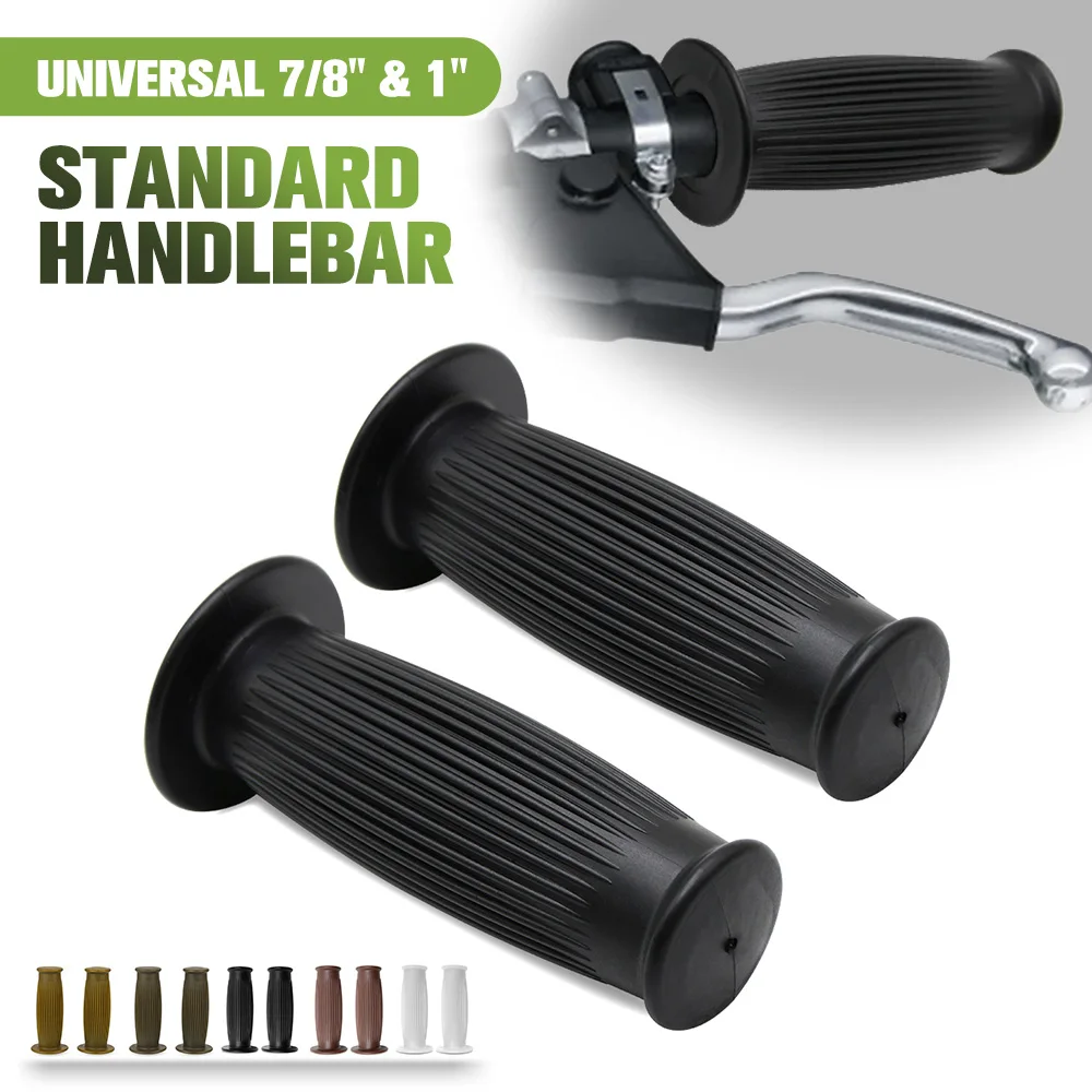 

Retro Rubber Handlebar Durable Hand Grip Non-Slip 25MM 28MM Universal For Davidson XR1200 XR1200X 2008 2009 2010 2011 2012 2013