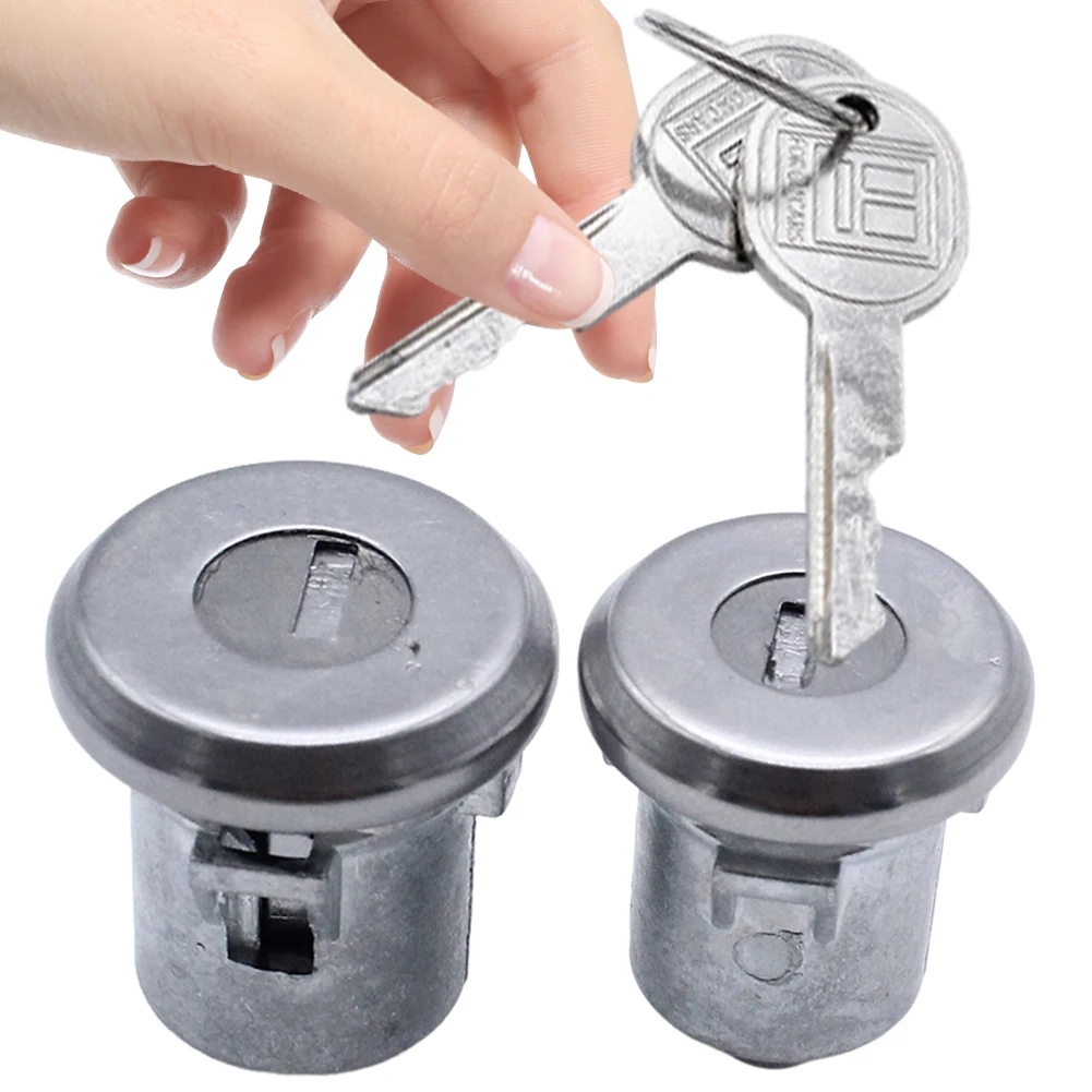 Door Lock Cylinder Set with Keys 5070006 Car Accessories Door Lock Cylinder DL15802 for Chevy Truck C10 C20 C30 1965-1987