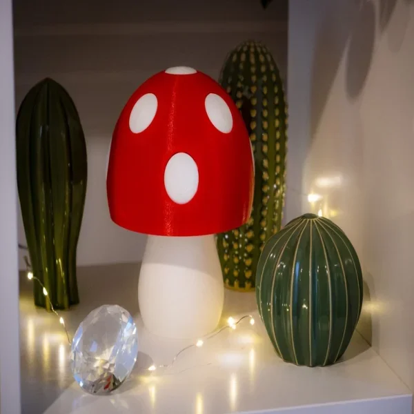 

2026 Mushroom Lamp Gaming Design Retro Gift Table Brand New Original Spot Plc