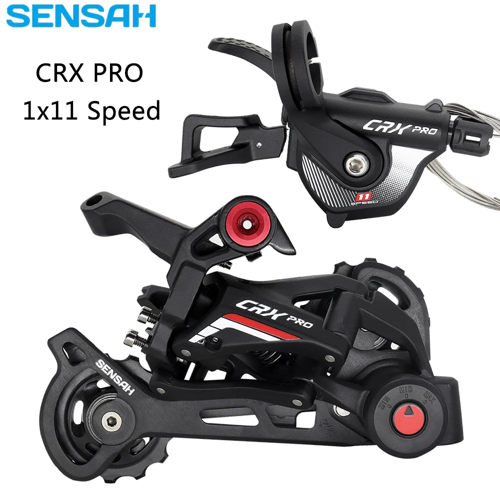 SENSAH CRX PRO 1X11 Speed MTB Bike Derailleurs Right Shifter Ult-long Cage Rear Derailleur for 42T/46T/50T/52T Cassette