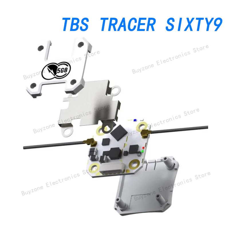 TBS TRACER SIXTY9 Introducing the TBS Tracer Sixty9, a VTx and receiver AIO board sporting a race-friendly