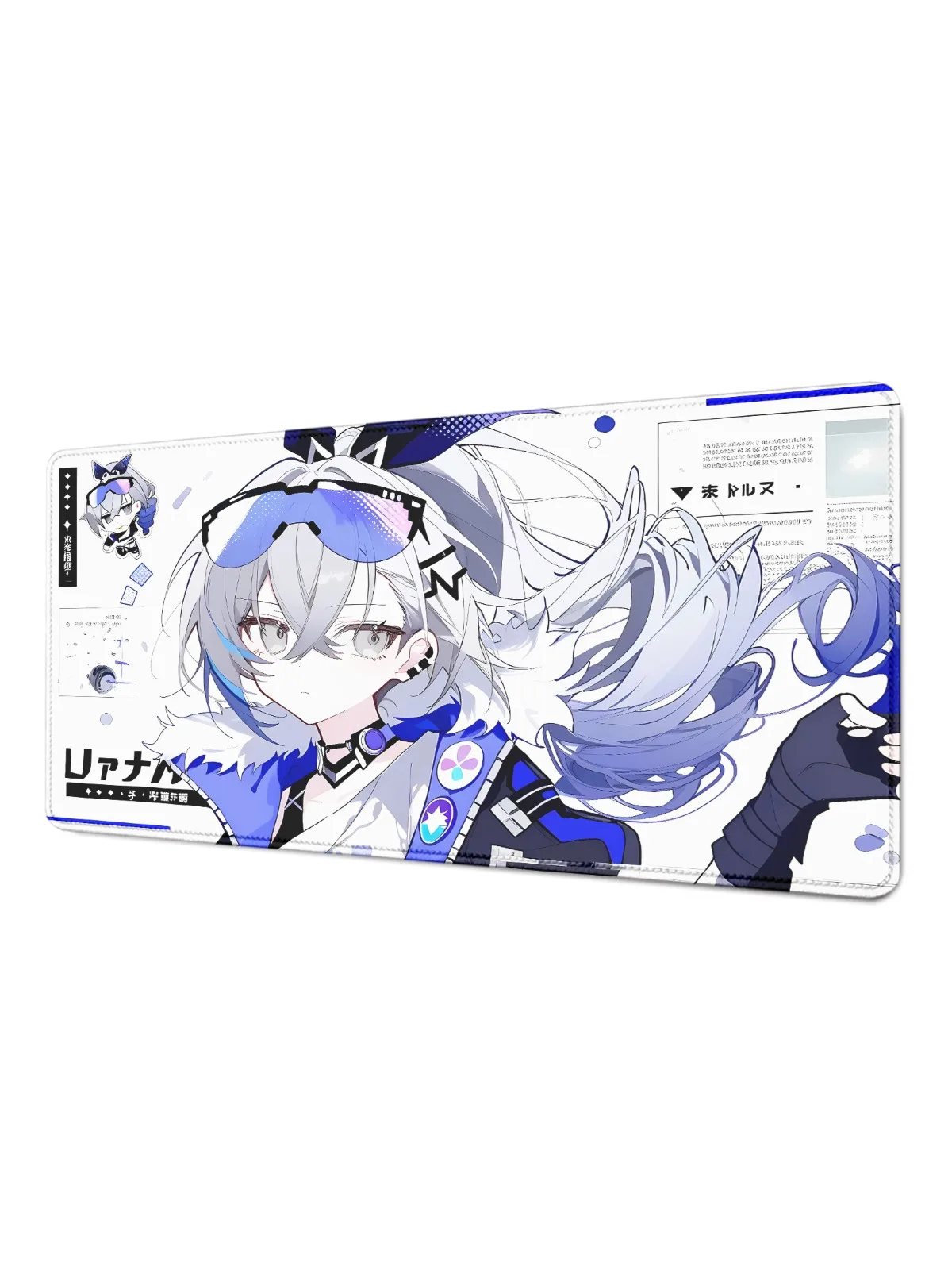 Podkładka pod mysz Honkai Star Rail Sparkle Silver Wolf Firefly, urocza podkładka z motywem anime, podkładka pod mysz do laptopa, mata na biurko do gier, miękka podkładka pod klawiaturę. — zdjęcie produktu 7