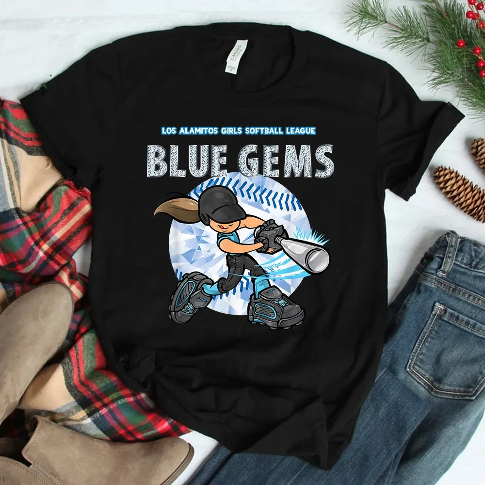 Haunt Reaper Men T Shirt Blue Gems Softball Shirt T-shirt Graphic Tops Breathable S-6XL