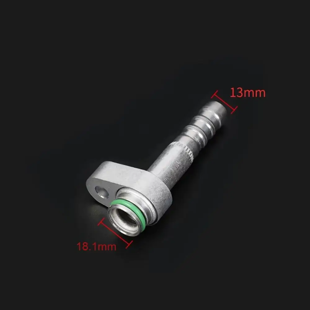 Aluminum Automotive Air Conditioning Hose Fitting Eco-friendly Pipe Head Replacement Air Conditioning Pipe Joint R134a Connector