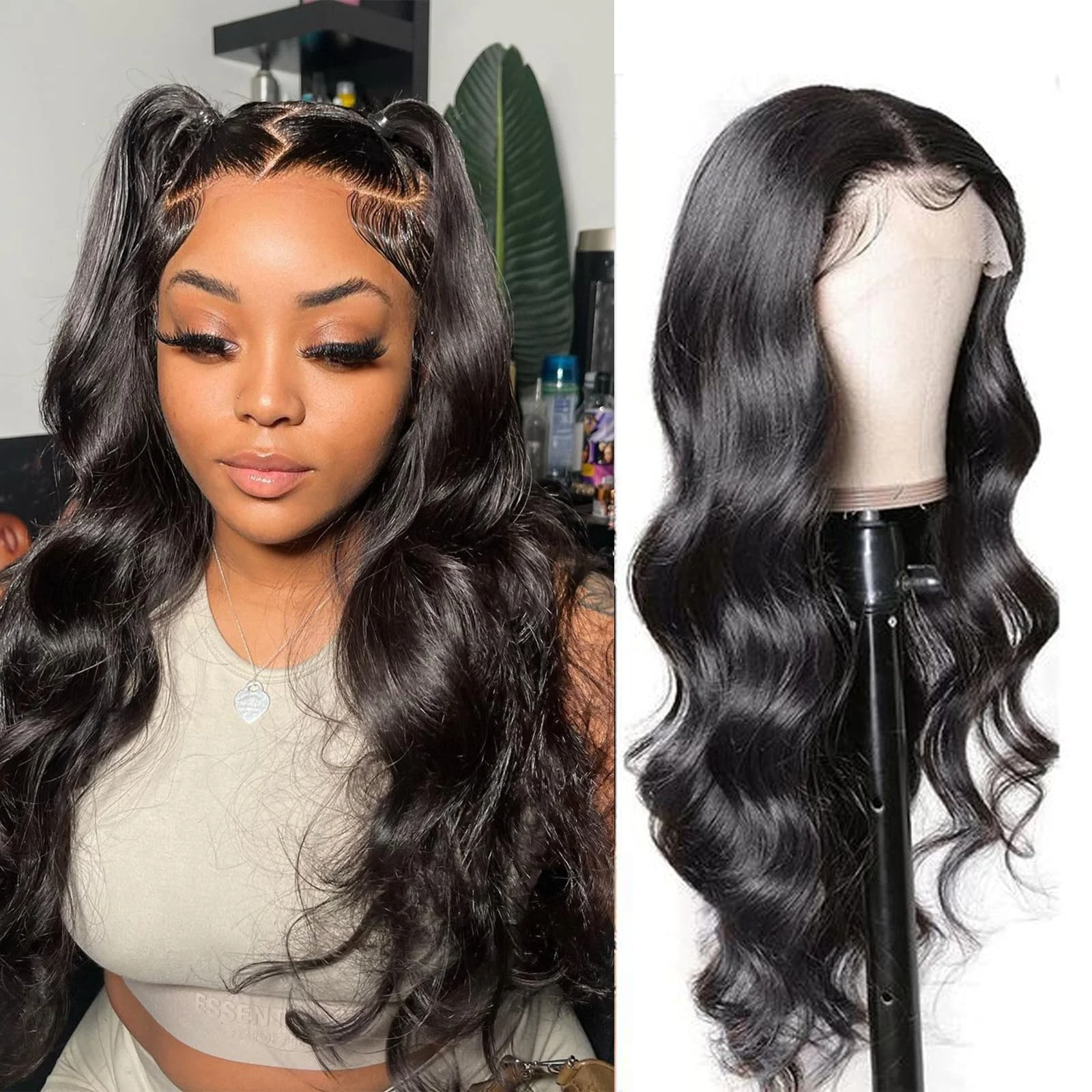 

Body Wave 13x6 HD Lace Frontal Wigs Human Hair 13x4 Lace Front Wig For Women Wavy 30 40 Inch Lace Front Wigs Cheap on Sale