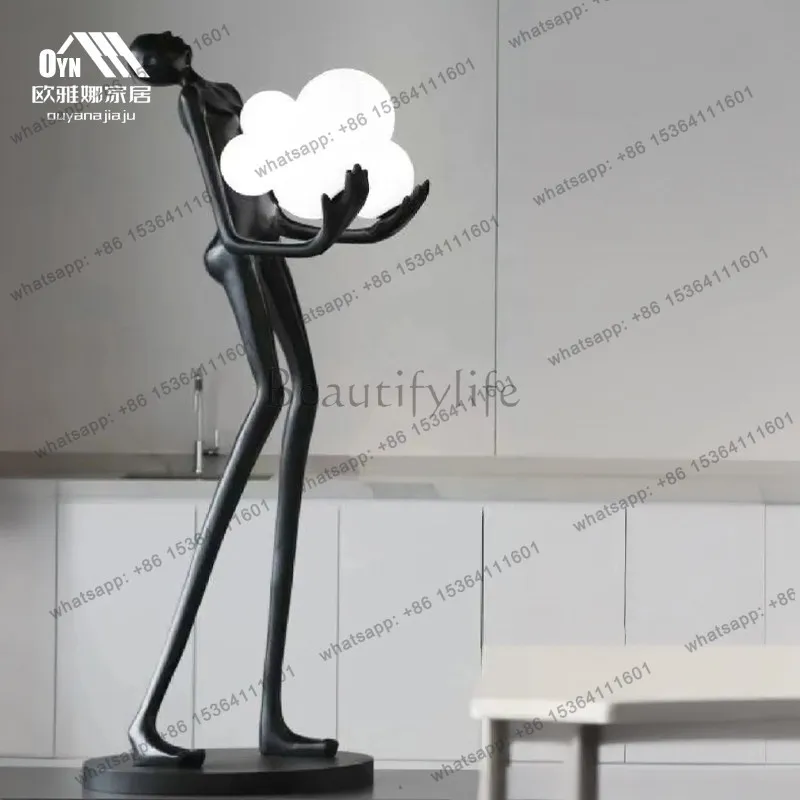 Sculpture Living Room Lobby Exhibition Hall Creative Large Body Ornament