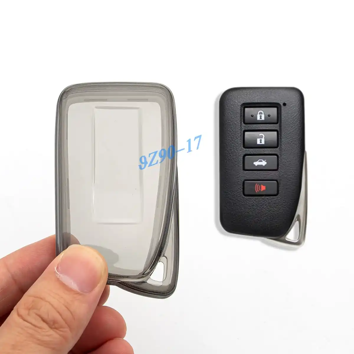

Clear Transparent Black TPU Car Smart Key Cover Case For Lexus NX RX LX IS ES GS 200t 250 300 300h 350 450h 500h Accessories