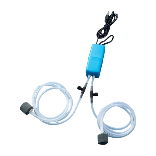 Przenośny mini mały oksygenujący USB mały oksygenujący akwarium cicha sprężarka powietrza Aerator przenośne akcesoria do akwarium