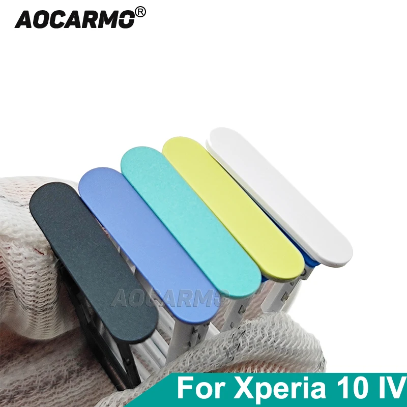 Aorcarmo For Sony Xperia 10 IV XQ-CC72 CC54 CC44 Single Dual Memory MicroSD Card Holder Reader SIM Tray Slot Drawer