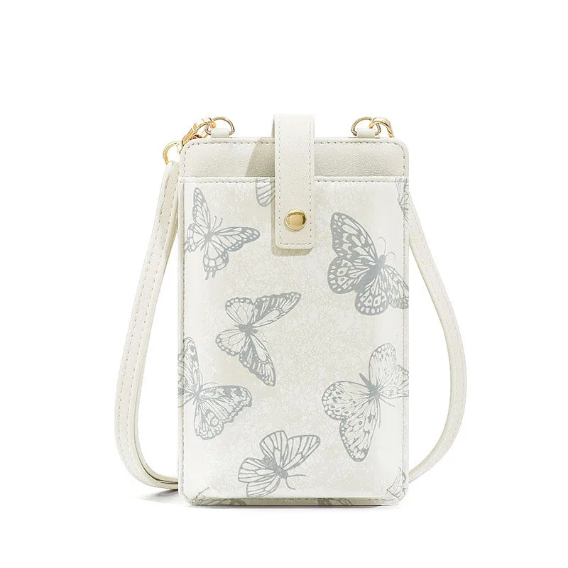 

Fashion Butterfly Printed Bag Women Fashion Mini Handbags PU Leather Crossobdy Shoulder Flap Bag Streetwear Accessory bolsas