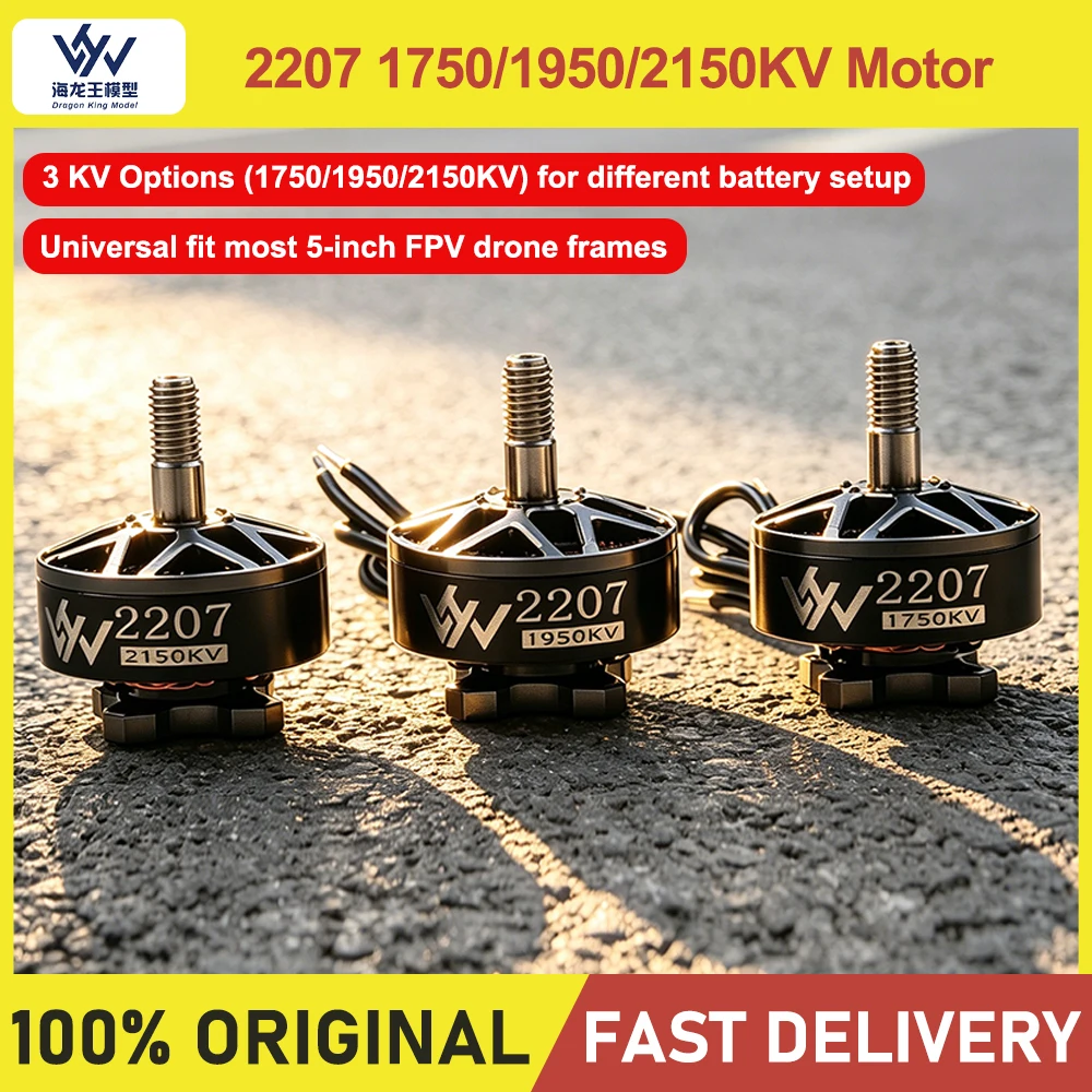 2207 Brushless Motor 1750KV 1950KV 2150KV 5 Inch FPV Racing Drone Motor RC Quadcopter Multicopter DIY Aircraft Parts