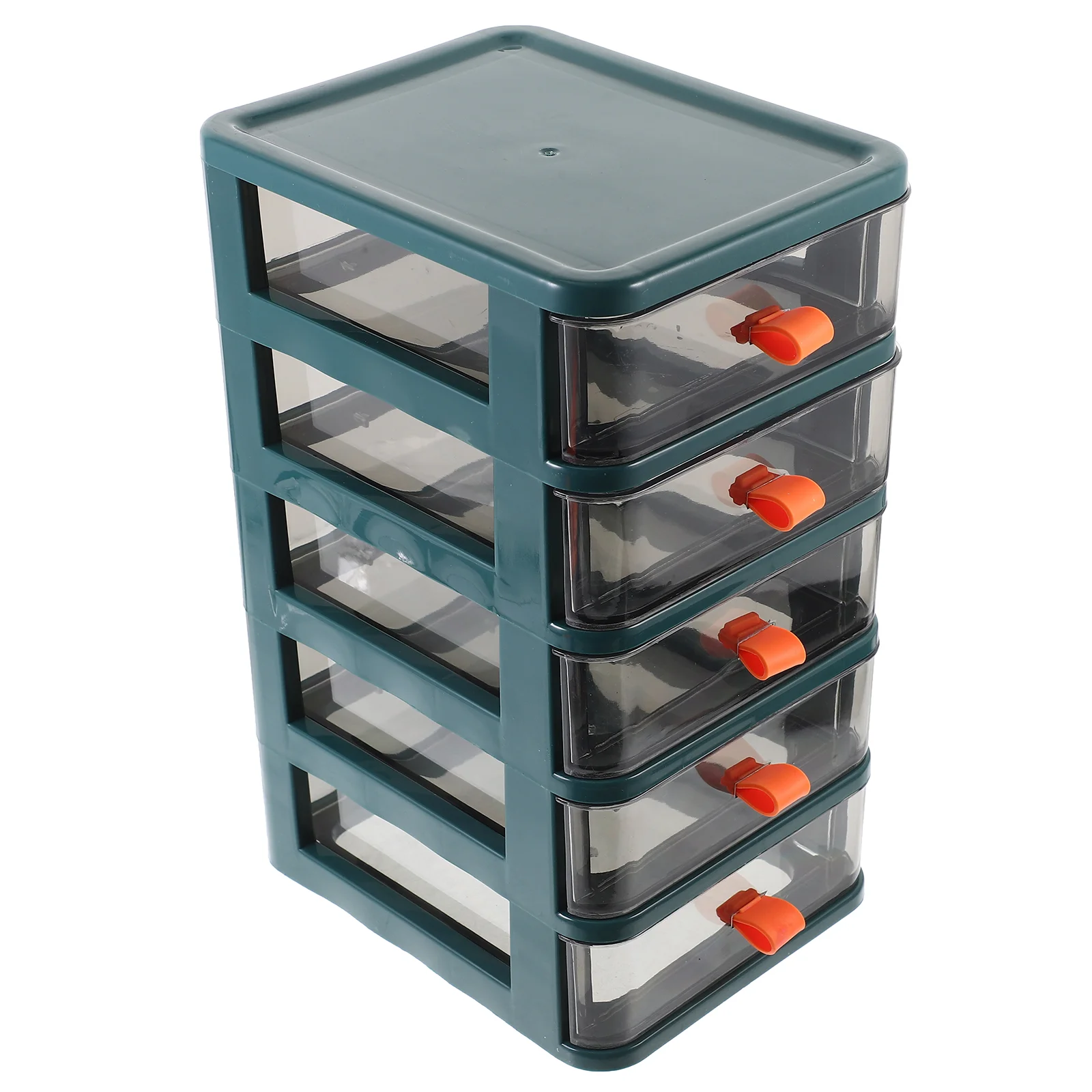 Imagem -06 - Recipientes de Plástico com Gavetas Multi-layer Office Bin Papelaria Organizer Verde Case Multifunções Office Bin