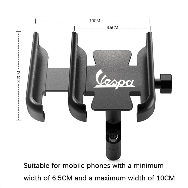 Do Piaggio Vespa GTS GTV 250 300 Sprint Primavera 150 LX LXV S 125 Motocyklowy uchwyt na kierownicę Uchwyt na telefon komórkowy GPS Wspornik stojaka