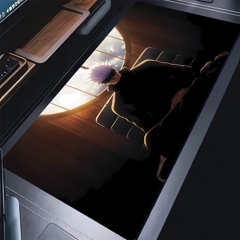 لوحة الماوس J-jujutsu Kaisen Lockedge ملحقات الألعاب الكبيرة ألعاب الكمبيوتر كبار لوحة المفاتيح ماوس حصيرة HD مكتب ماوس ل Csgo #3