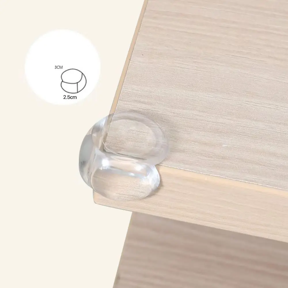 

Soft Silicone Table Corner Protector Safety Transparent Edge Protection Cover Anti Collision Non-toxic Edge Guards Children