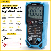 FNIRSI MT-40 Smart Digital Multimeter 4000 Counts True RMS AC DC Voltage 600V Capacitance Ohm Hz NCV Live Wire Test Auto Range